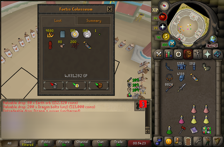 Colosseum service proof