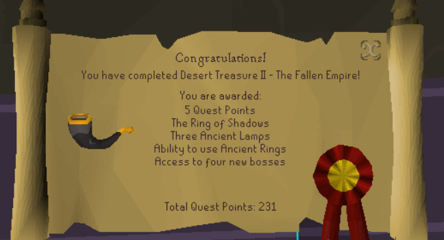 Desert Treasure 2 service proof